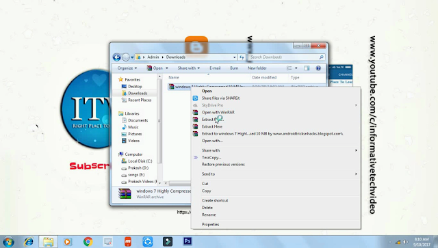windows 7 highly compressed only 10mb rar